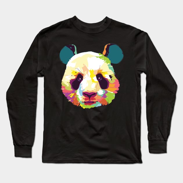 Panda Bear Long Sleeve T-Shirt by Buy Custom Things